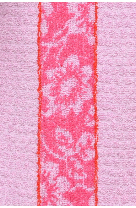 Полотенце кухонное махровое розового цвета 168198L