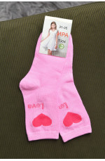 Шкарпетки для дівчинки рожевого кольору з малюнком 168277L