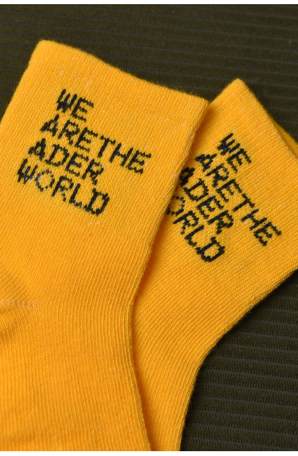 Шкарпетки дитячі жовтого кольору 168560L