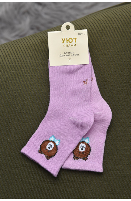 Шкарпетки дитячі бузкового кольору 168582L