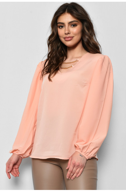 Блузка жіноча персикового кольору 168830L