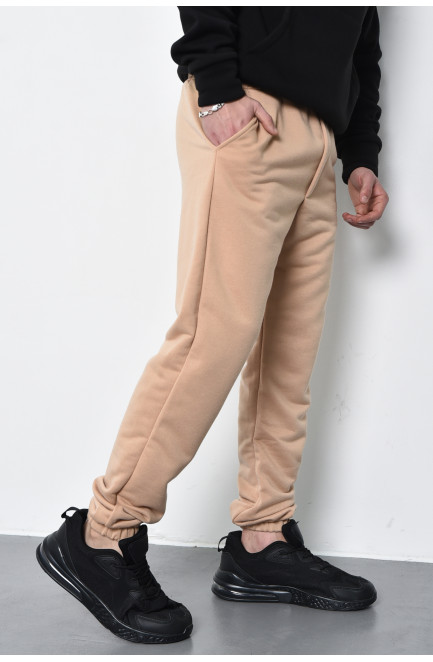 Спортивные штаны мужские темно-бежевого цвета 168964L