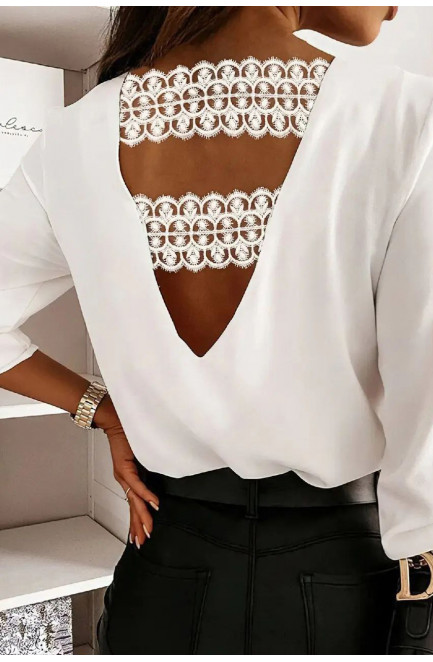 Блузка жіноча білого кольору 169051L