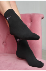 Носки женские стрейч черного цвета размер 36-41 169176L