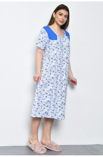 Нічна сорочка жіноча блакитного кольору 169320L