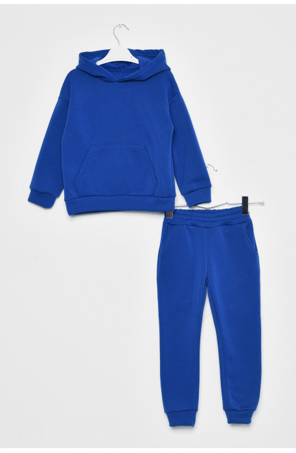 Спортивний костюм дитячий на флісі синього кольору 169351L