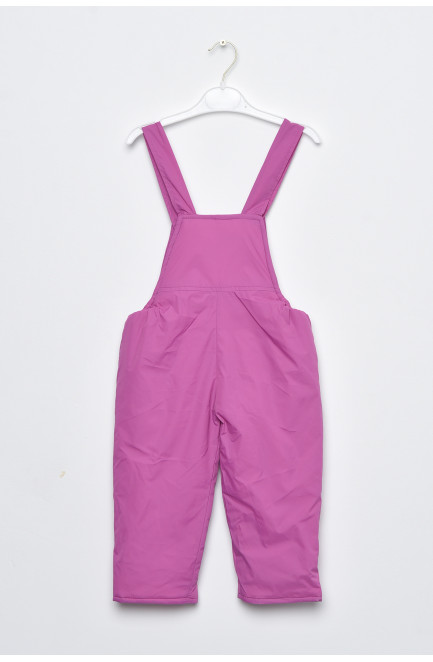 Куртка та напівкомбінезон дитячий для дівчинки єврозима фіолетового кольору 169407L