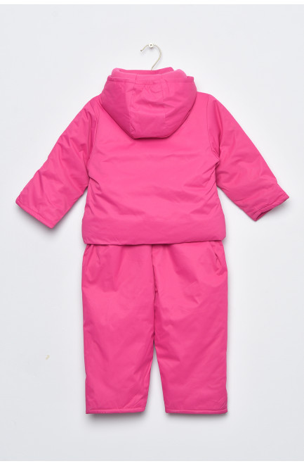 Куртка и полукомбинезон детский для девочки еврозима розового цвета 169474L