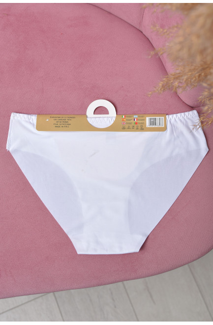 Трусы женские бесшовные белого цвета 169634L