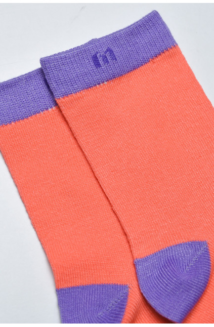 Шкарпетки підліткові для дівчинки коралового кольору 169718L