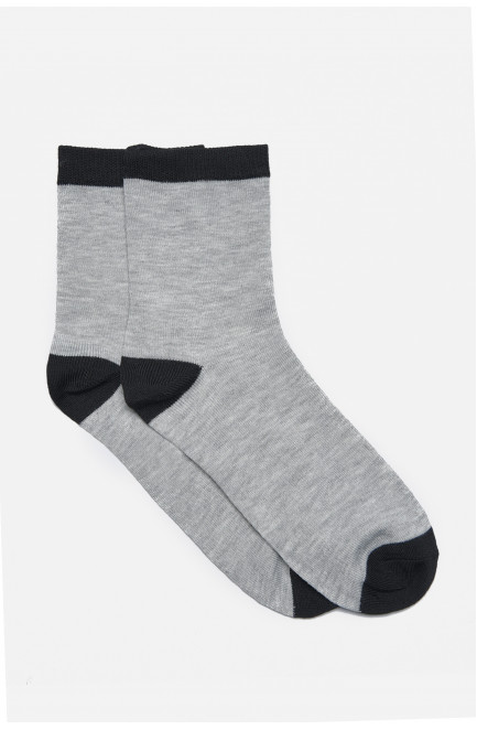 Шкарпетки жіночі сірого кольору 169762L