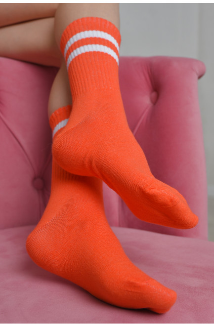 Шкарпетки жіночі високі коралового кольору розмір 36-40 170096L
