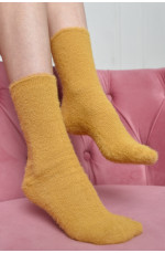 Носки женские ангора горчичного цвета размер 36-41 170756L