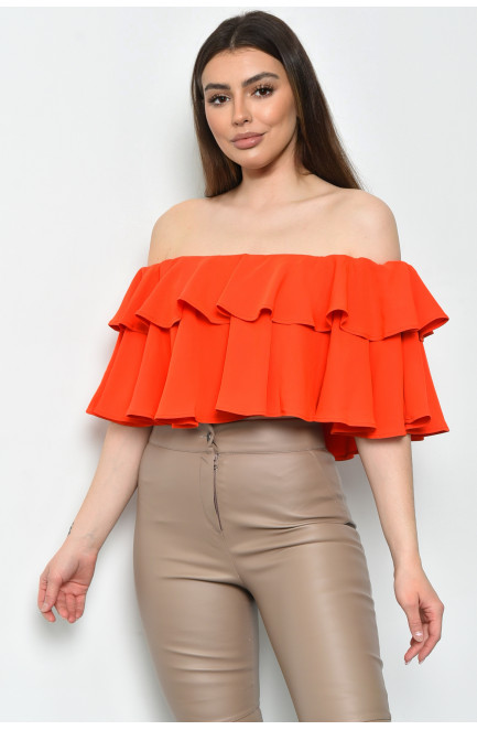 Блуза-топ  жіноча червоного кольору 170806L