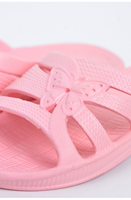 Шлепки детские для девочки пена розового цвета 171035L