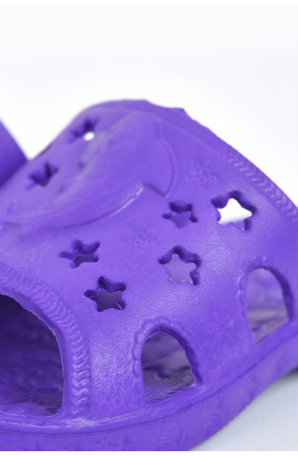 Шльопки дитячі піна фіолетового кольору 171044L