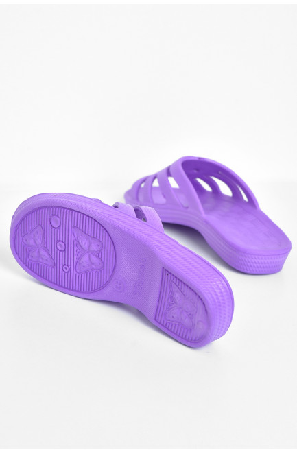 Шльопки дитячі для дівчинки піна фіолетового кольору 171048L
