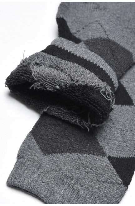 Шкарпетки чоловічі махрові сірого кольору розмір 40-45 171272L