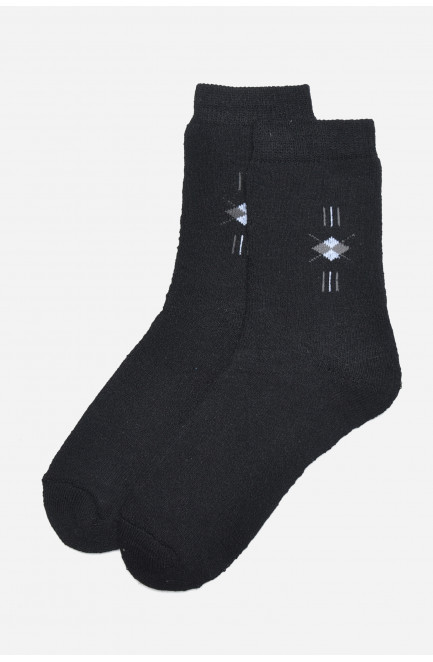 Носки махровые мужские черного цвета размер 40-45 171276L