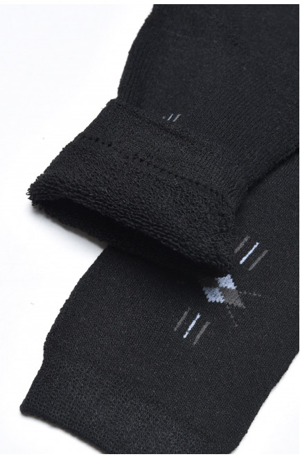 Носки махровые мужские черного цвета размер 40-45 171276L
