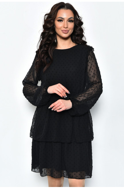 Платье женское черного цвета 171665L