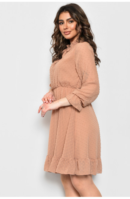 Платье женское темно-бежевого цвета 171984L