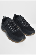 Ботинки мужские черного цвета на шнуровке 172344L