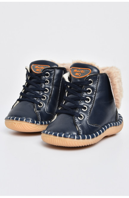Ботинки детские зима темно-синего цвета 172452L