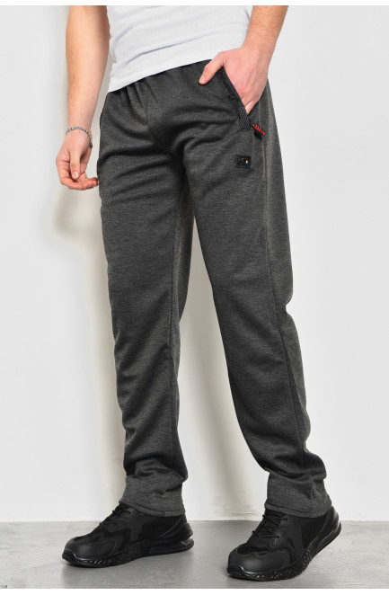 Спортивные штаны мужские темно-серого цвета 172582L