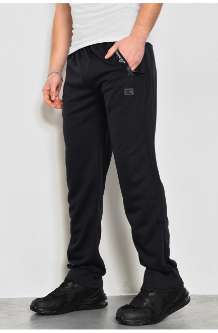 Спортивные штаны мужские темно-синего цвета 172583L