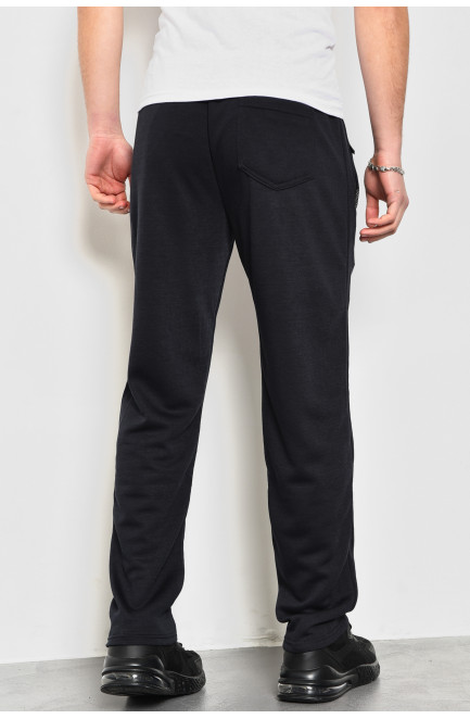 Спортивные штаны мужские темно-синего цвета 172583L