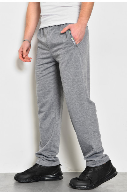 Спортивные штаны мужские светло-серого цвета 172584L