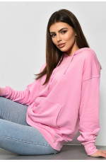 Худи женское  розового цвета 172638L