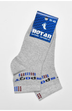 Шкарпетки чоловічі спортивні сірого кольору розмір 41-45 172742L