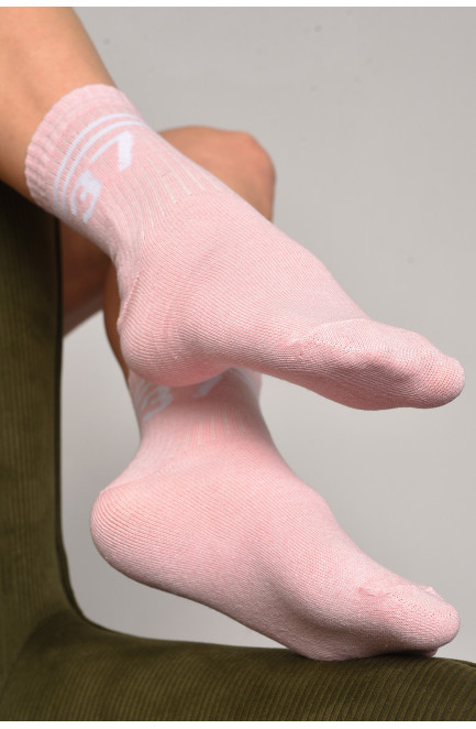 Носки женские спортивные розового цвета размер 36-40 172754L