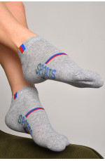 Шкарпетки жіночі спортивні сірого кольору розмір 36-40 172777L