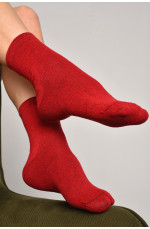 Шкарпетки жіночі демісезонні бордового кольору розмір 35-41 172787L