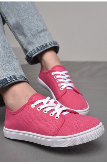 Мокасини жіночі рожевого кольору на шнурівці 172969L