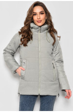 Куртка женская демисезонная оливкового цвета 173142L