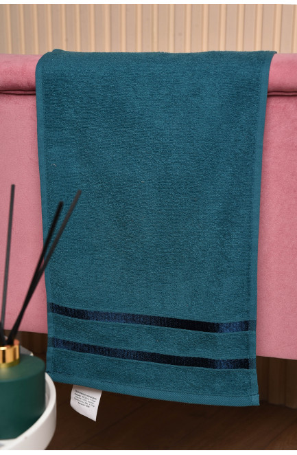 Рушник кухонний махровий смарагдового кольору 173185L