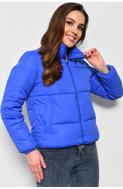 Куртка женская демисезонная синего цвета 173206L