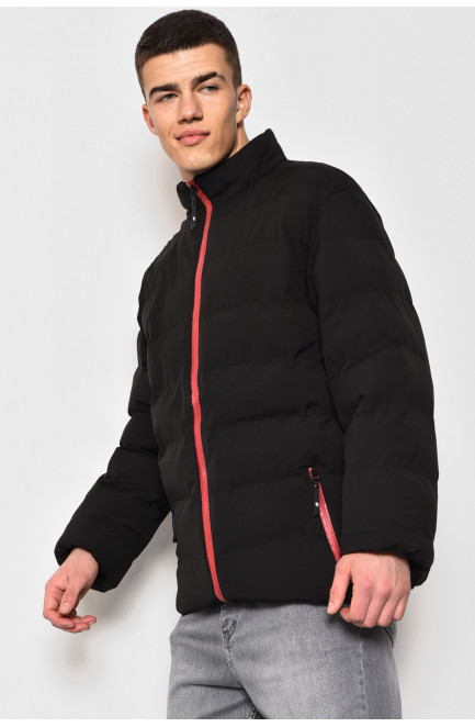 Куртка мужская демисезонная черного цвета 173351L