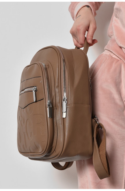 Рюкзак жіночий коричневого кольору 173355L