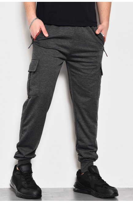 Спортивные штаны мужские темно-серого цвета 173378L