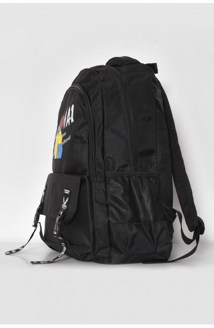 Жіночий рюкзак текстильний чорного кольору 173408L