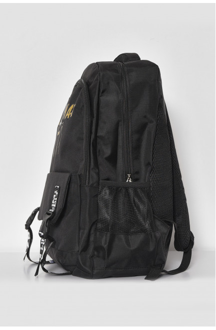 Жіночий рюкзак текстильний чорного кольору 173413L