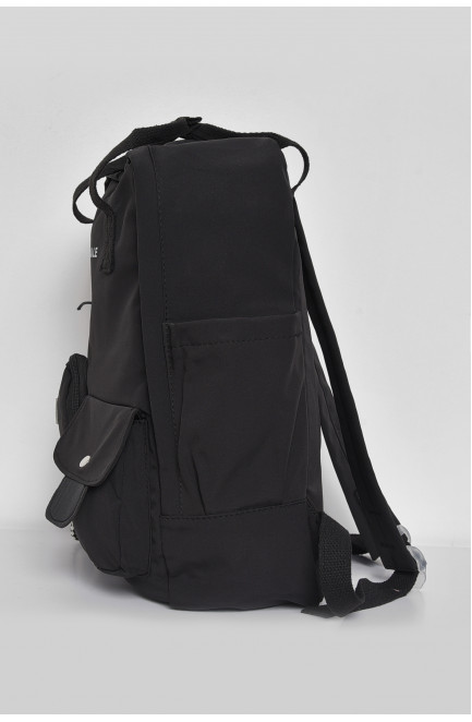 Жіночий рюкзак текстильний чорного кольору 173427L