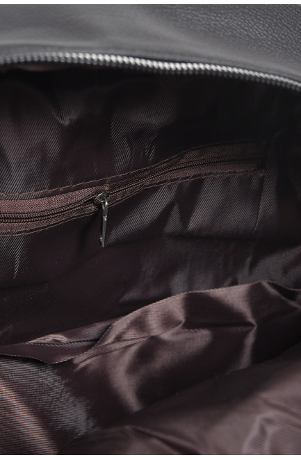 Рюкзак женский из экокожи черного цвета 173470L