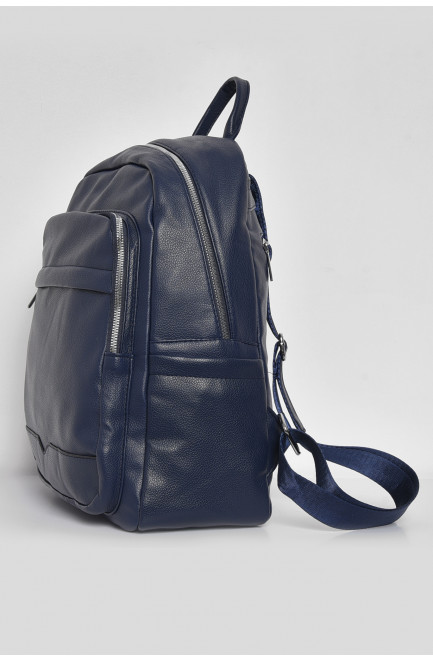 Жіночий рюкзак з екошкіри синього кольору 173484L