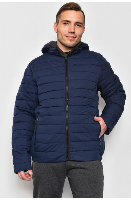 Куртка мужская демисезонная синего цвета 173519L